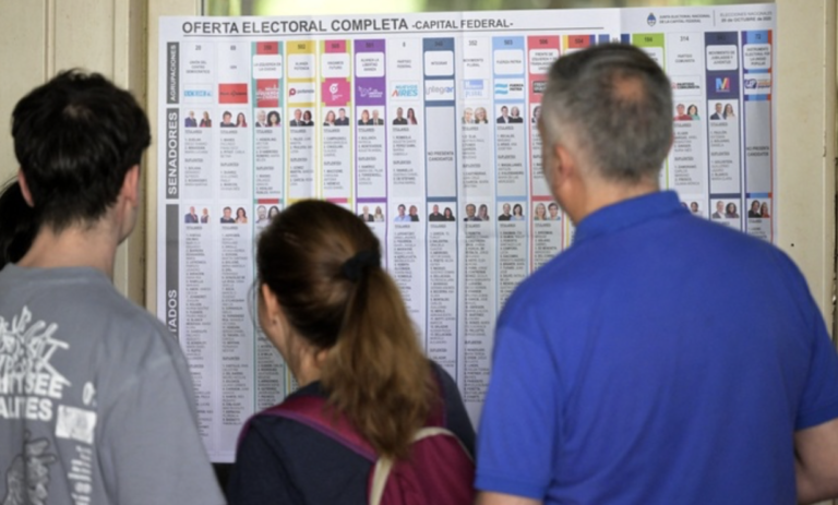Baja participación electoral